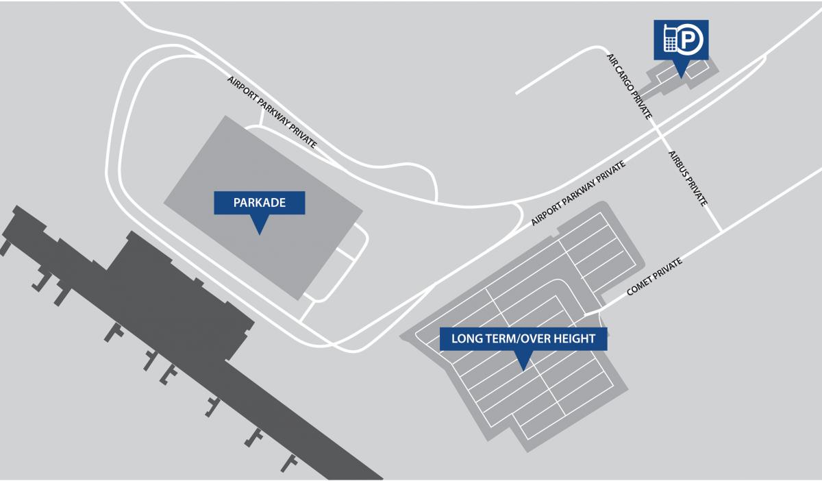 Rtc Airport Parking Map