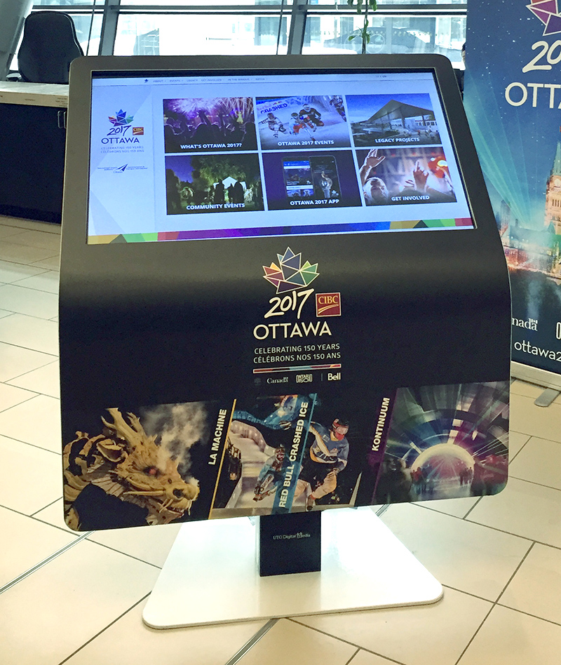 Ottawa 2017 - Interactive monitor / Moniteur interactif